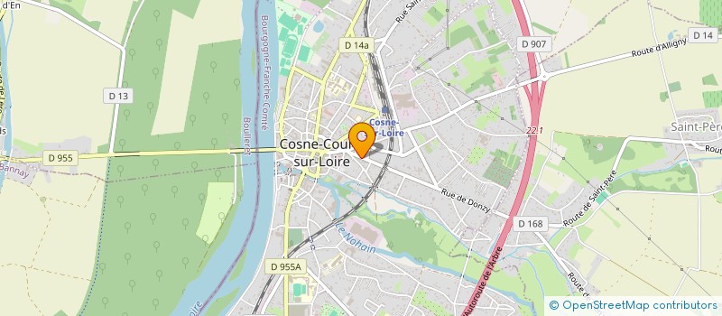localisation de l'entreprise SCI CAMAR à COSNE-COURS-SUR-LOIRE