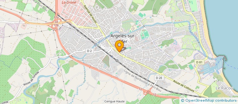 localisation de l'entreprise SCI CAMAR  ARGELES-SUR-MER