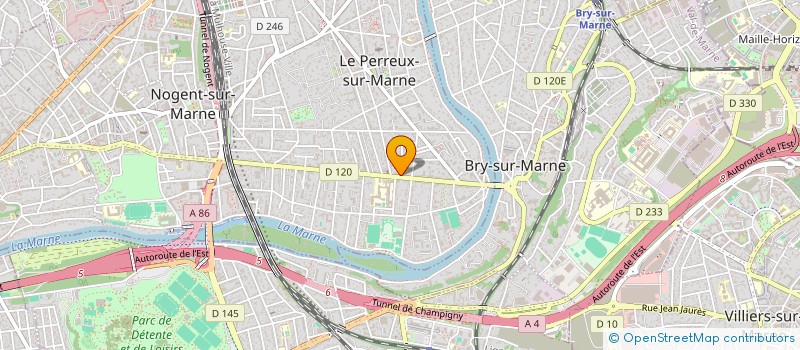 localisation de l'entreprise SCI. CAMARA  LE PERREUX-SUR-MARNE