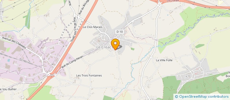 localisation de l'entreprise SCI CAMARD  PLEDRAN