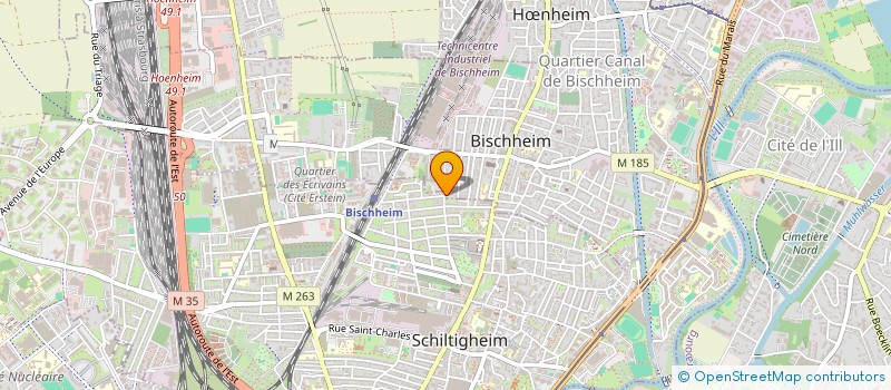 localisation de l'entreprise SCI CAMAREL  BISCHHEIM