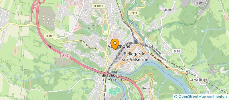 localisation de l'entreprise SCI CAMARGEC à VALSERHONE