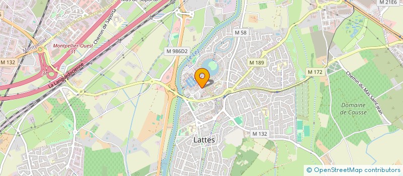 localisation de l'entreprise SCI CAMARGUE INVESTISSEMENT à LATTES