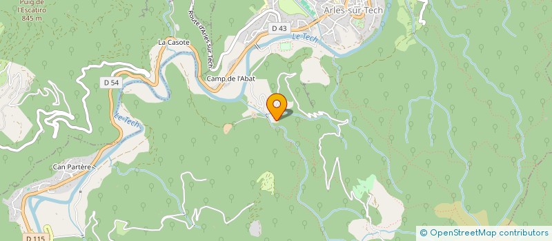 localisation de l'entreprise SCI CAMARGUE LOISIRS  MONTFERRER