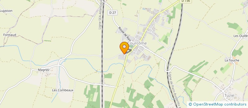 localisation de l'entreprise SCI CAMARGUE LOISIRS  COURCOME