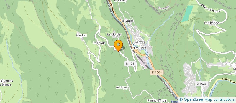 localisation de l'entreprise SCI CAMARO  ARGIS