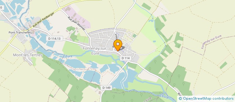 localisation de l'entreprise SCI CAMAS à FONTENAY-SUR-EURE