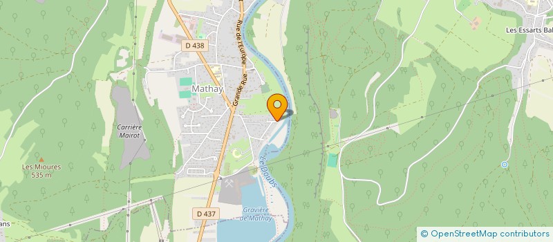 localisation de l'entreprise SCI CAMATHAY  MATHAY