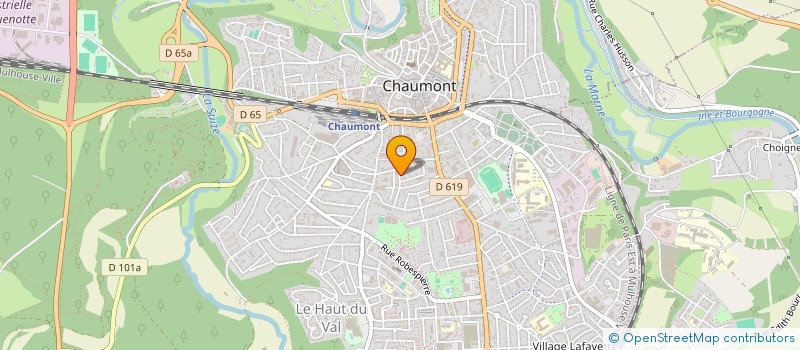 localisation de l'entreprise SCI CAMATHONI à CHAUMONT