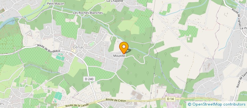 localisation de l'entreprise SCI CAMAU  CENAC