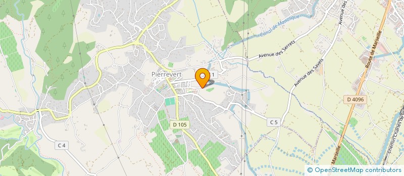 localisation de l'entreprise SCI CAMAUREL  PIERREVERT