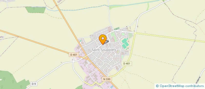 localisation de l'entreprise SCI CAMAX  SAINT-SOUPPLETS