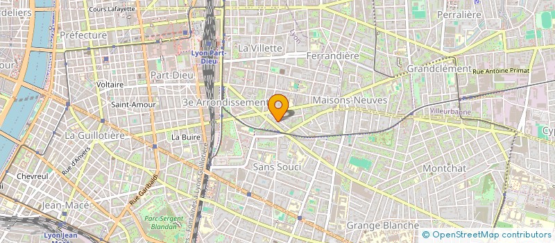 localisation de l'entreprise SCI CAMAYAEL  LYON