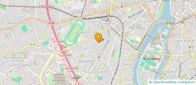 localisation de l'entreprise SCI CAMBA à TOULOUSE
