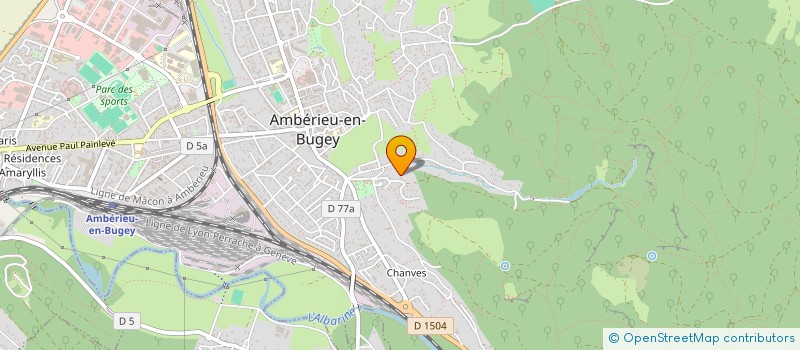 localisation de l'entreprise SCI CAMBACERES  AMBERIEU-EN-BUGEY