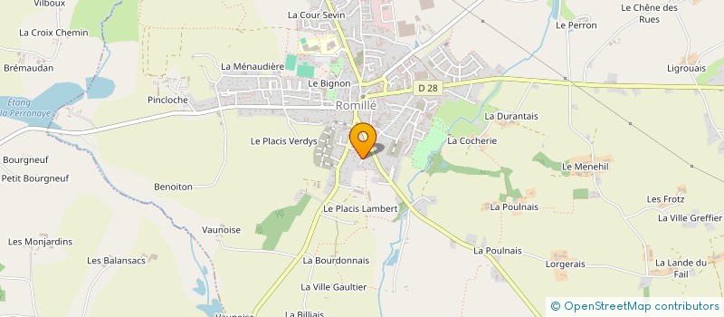 localisation de l'entreprise SCI CAMBEL LOCATION II  ROMILLE