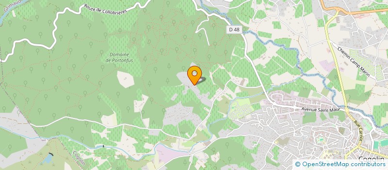 localisation de l'entreprise SCI CAMBERGAN  COGOLIN