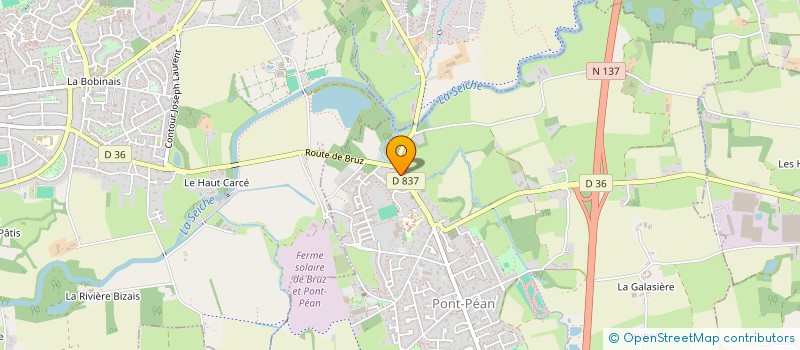 localisation de l'entreprise SCI CAMBERT  PONT-PEAN