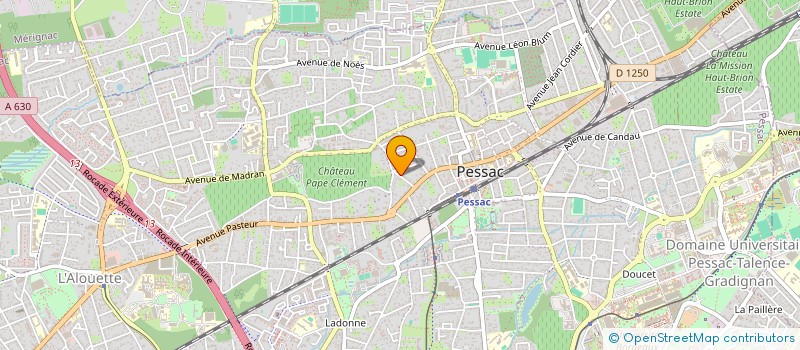 localisation de l'entreprise SCI CAMBES  PESSAC