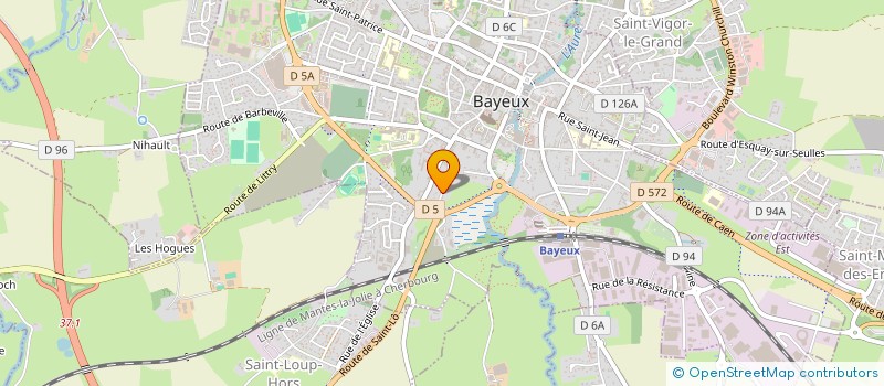 localisation de l'entreprise SCI CAMBETTE  BAYEUX