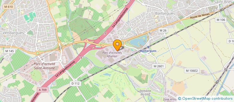 localisation de l'entreprise SCI CAMBON à BAILLARGUES
