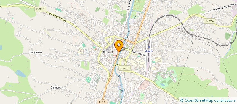 localisation de l'entreprise SCI CAMBON GARBAY  AUCH