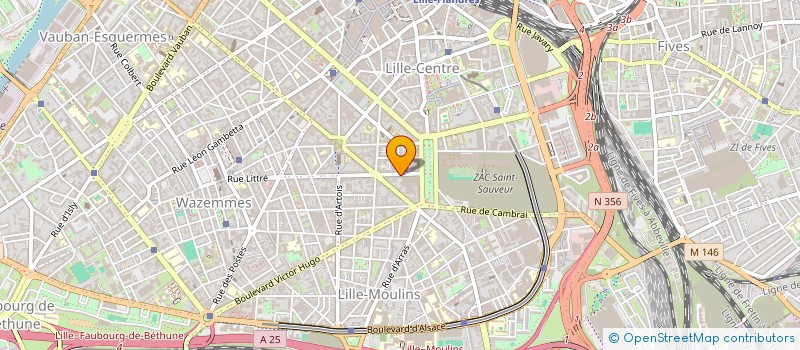 localisation de l'entreprise SCI CAMBRAI 2004 à LILLE