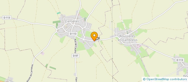 localisation de l'entreprise SCI CAMBRAI INVEST à BEVILLERS