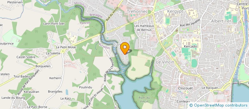 localisation de l'entreprise SCI CAMBRANTES à VANNES