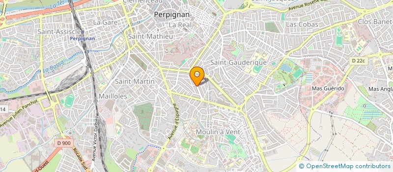 localisation de l'entreprise SCI CAMBRES66 à PERPIGNAN