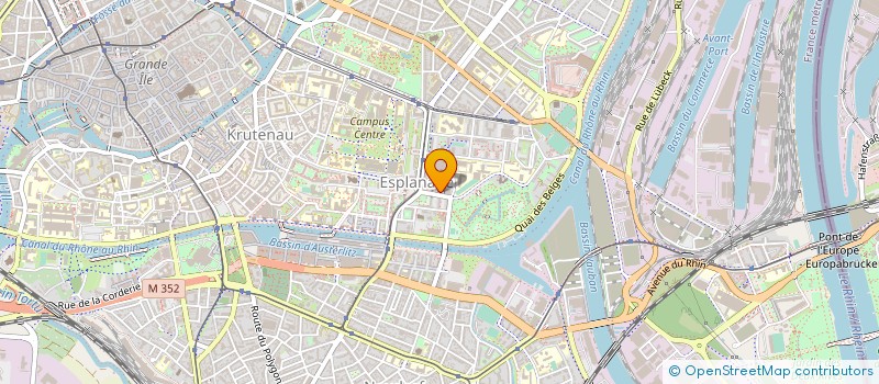 localisation de l'entreprise SCI CAMBRIDGE  STRASBOURG