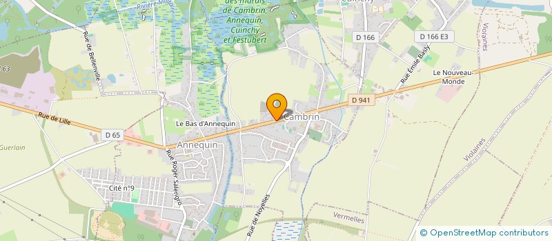 localisation de l'entreprise SCI CAMBRINOT  CAMBRIN