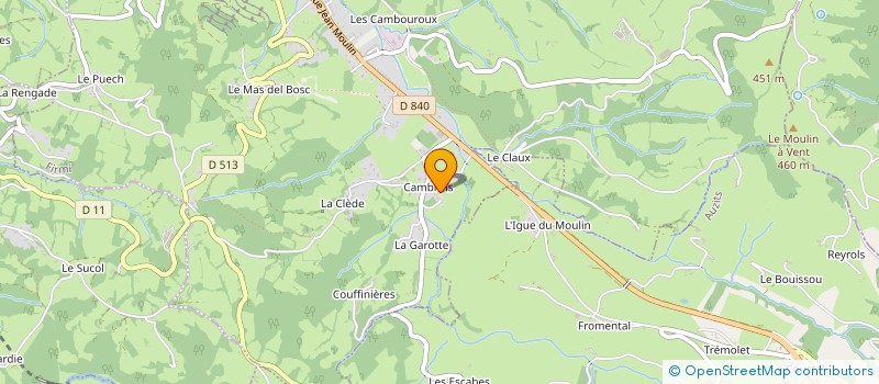 localisation de l'entreprise SCI CAMBRINS  FIRMI