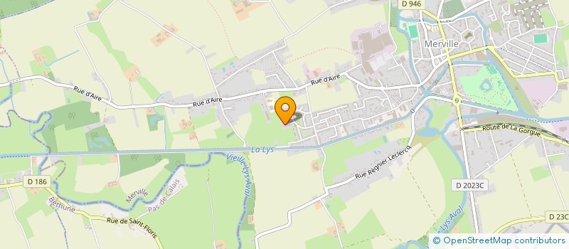 localisation de l'entreprise SCI CAMBRON  MERVILLE