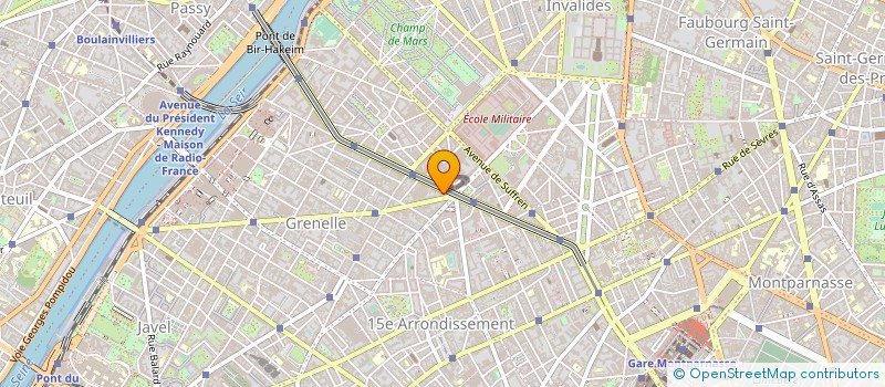 localisation de l'entreprise SCI CAMBRONNE  PARIS