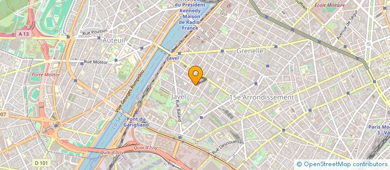 localisation de l'entreprise SCI CAMBRONNE à PARIS
