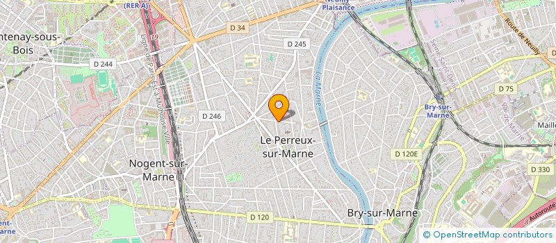 localisation de l'entreprise SCI CAMBROUSE à LE PERREUX-SUR-MARNE