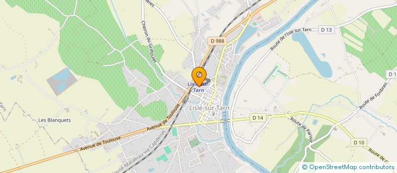 localisation de l'entreprise SCI CAMBUCCO à LISLE-SUR-TARN