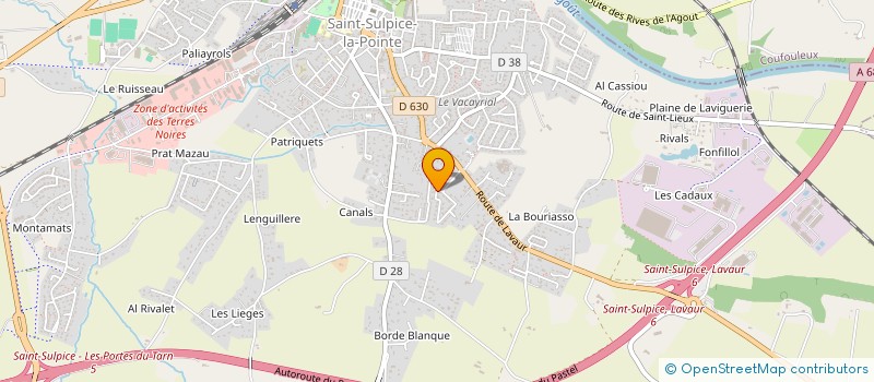 localisation de l'entreprise SCI CAMCAVEIRA  SAINT-SULPICE-LA-POINTE