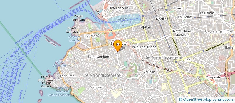 localisation de l'entreprise SCI CAMDAMANGE à MARSEILLE