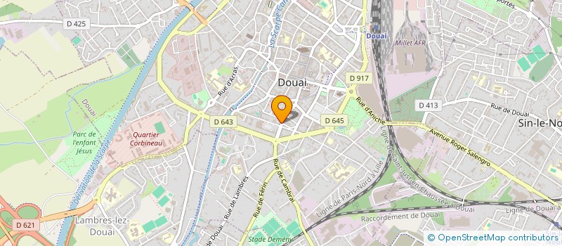 localisation de l'entreprise SCI CAMDIS  DOUAI