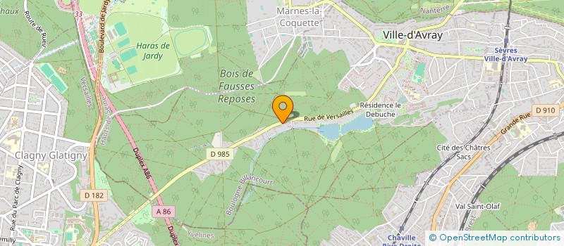 localisation de l'entreprise SCI CAMDOM  VILLE-D'AVRAY