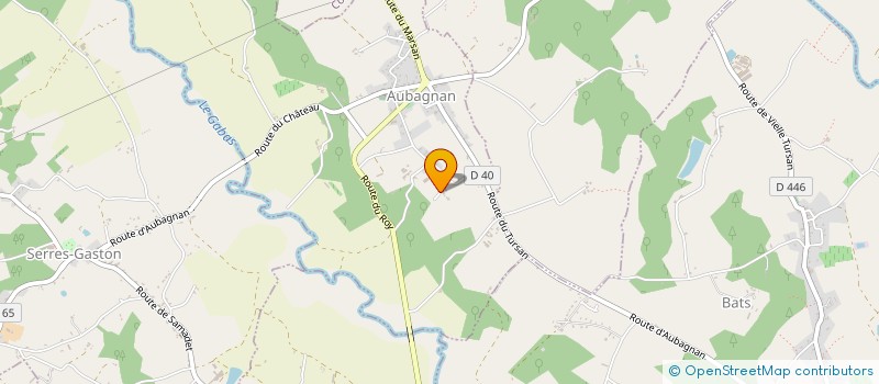 localisation de l'entreprise SCI CAME  AUBAGNAN