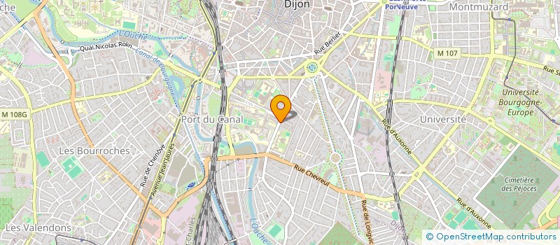localisation de l'entreprise SCI CAMED  DIJON