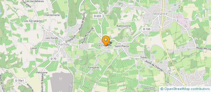 localisation de l'entreprise SCI CAMEDLENT  MORANCE