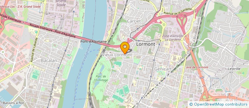 localisation de l'entreprise SCI CAMEIRA ET TIAGO  LORMONT