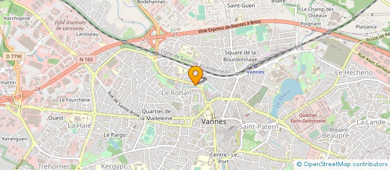 localisation de l'entreprise SCI CAMEL à VANNES