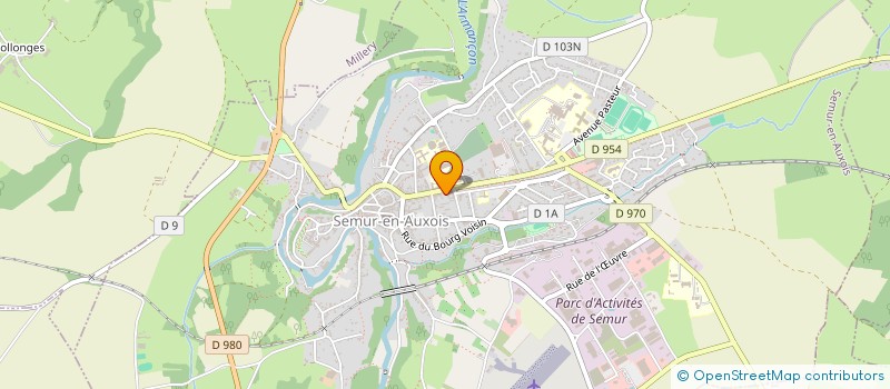 localisation de l'entreprise SCI CAMEL à SEMUR-EN-AUXOIS
