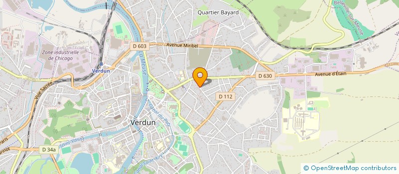 localisation de l'entreprise SCI CAMEL 55 à VERDUN