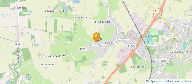 localisation de l'entreprise SCI CAMEL VRIGNON-PONTOIZEAU à LA GARNACHE